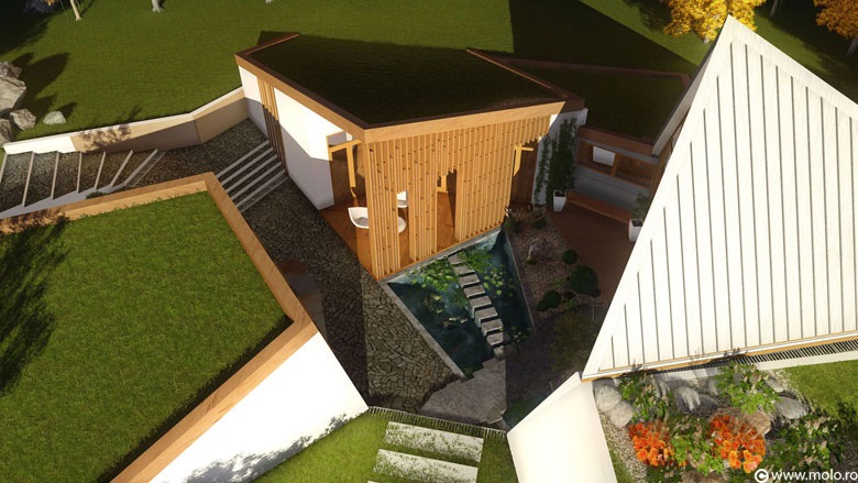 Landscape villa
